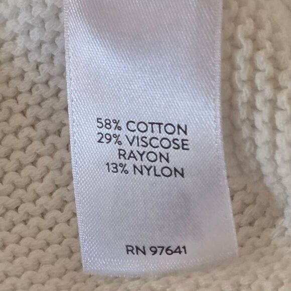 J. Jill Wearever Collection Womens V-Neck Sleeveless Pullover Sweater White XL - Picture 8 of 10